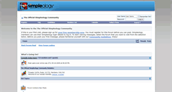Desktop Screenshot of community.simpleology.com